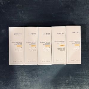 5x LANEIGE Hydro UV Defense Sunscreen Broad Spectrum SPF 50+ 1.6 fl oz